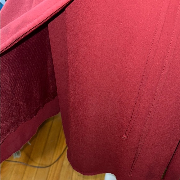 Lush Red Wrap Tie Front Mini Dress - Picture 4 of 10